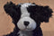 Hugfun Black and White Puppy Dogs Set of 2 Beanbag Plushes