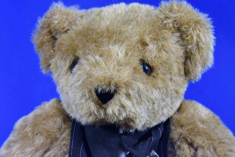 Vermont Teddy Bear Brown Gangster of Love Plush