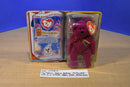 McDonald's Ty Teenie Beanies The End and Millennium Bear 2000 Beanbag Plushes