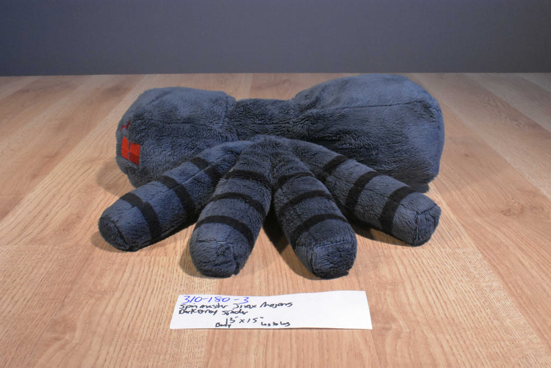 Spin Master Minecraft Dark Grey Spider Plush