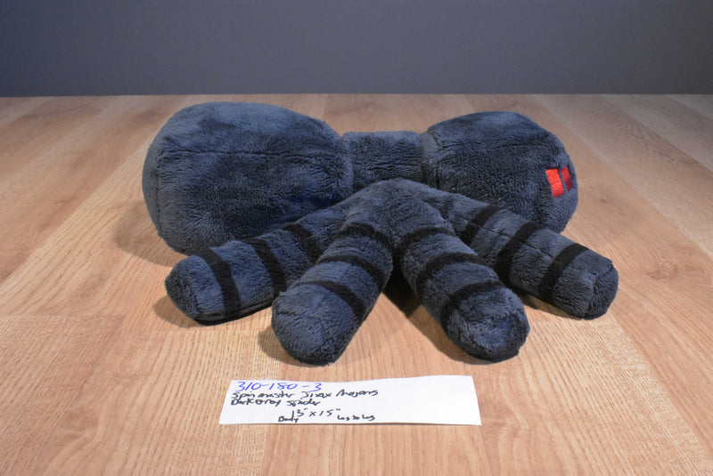 Spin Master Minecraft Dark Grey Spider Plush