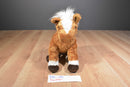 Ty Beanie Buddy Trotter Brown and White Horse Pony 2001 Beanbag Plush
