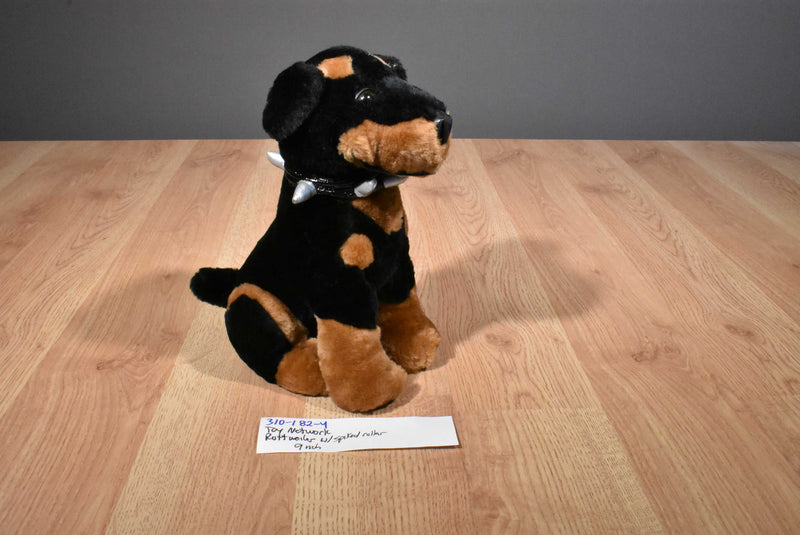 Toy Network Rottweiler with Spiked Collar 2004 Plush