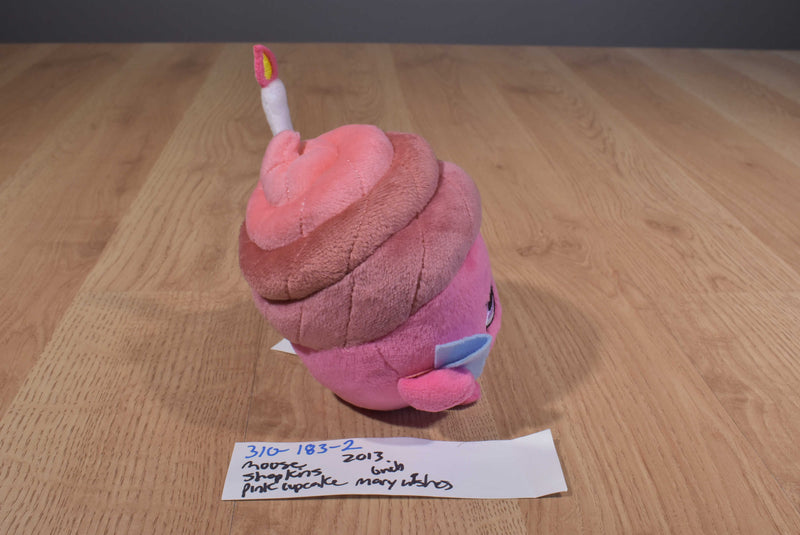 Just Play Moose Shopkins Mary Wishes Pink Cupcake 2013 Beanbag Plush