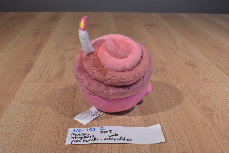 Just Play Moose Shopkins Mary Wishes Pink Cupcake 2013 Beanbag Plush