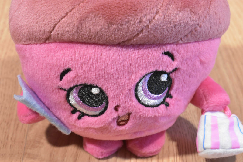 Just Play Moose Shopkins Mary Wishes Pink Cupcake 2013 Beanbag Plush