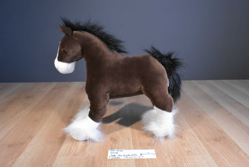 Gund Clyde and Dale the Clydesdale Horse Plush