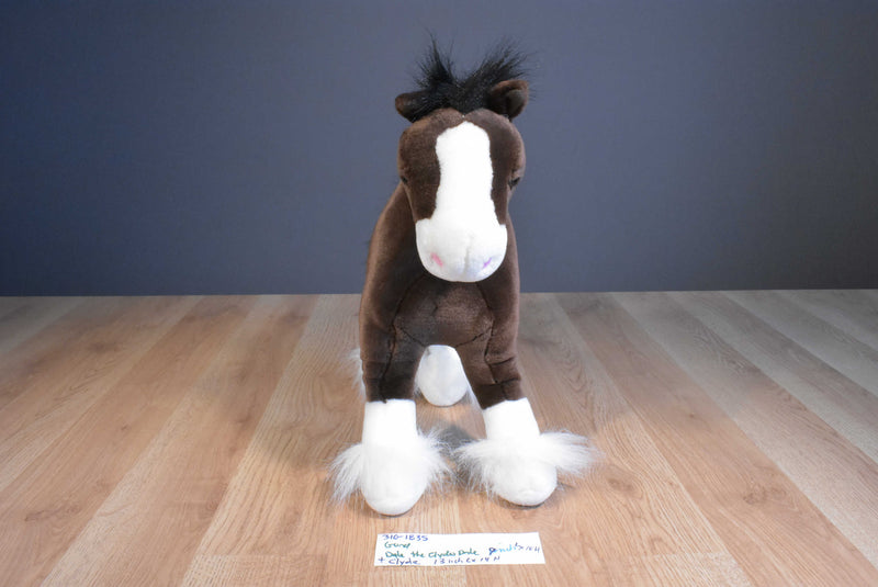 Gund Clyde and Dale the Clydesdale Horse Plush