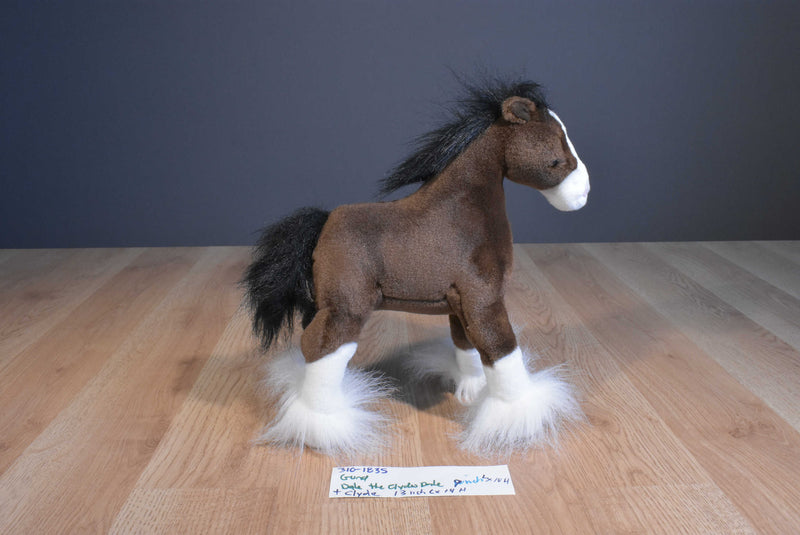 Gund Clyde and Dale the Clydesdale Horse Plush