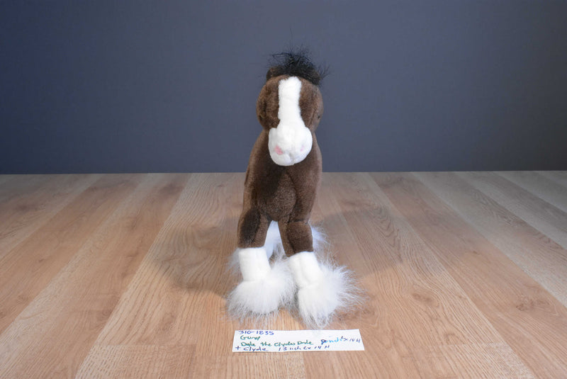 Gund Clyde and Dale the Clydesdale Horse Plush