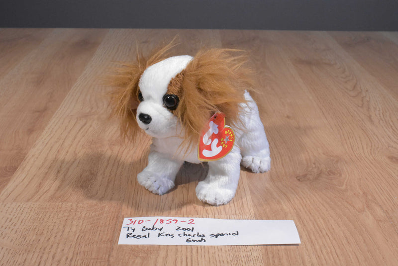 Ty Beanie Babies Regal King Charles Spaniel 2001 Beanbag Plush