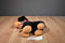 Hugfun Rottweiler With Red Heart Bow Plush
