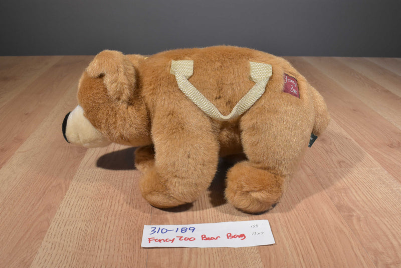 A&A Fancy Zoo Grizzly Bear Plush Bag Purse