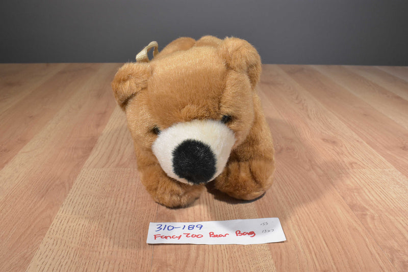 A&A Fancy Zoo Grizzly Bear Plush Bag Purse