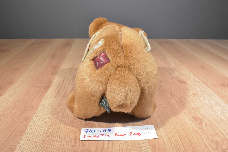 A&A Fancy Zoo Grizzly Bear Plush Bag Purse