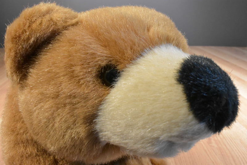 A&A Fancy Zoo Grizzly Bear Plush Bag Purse