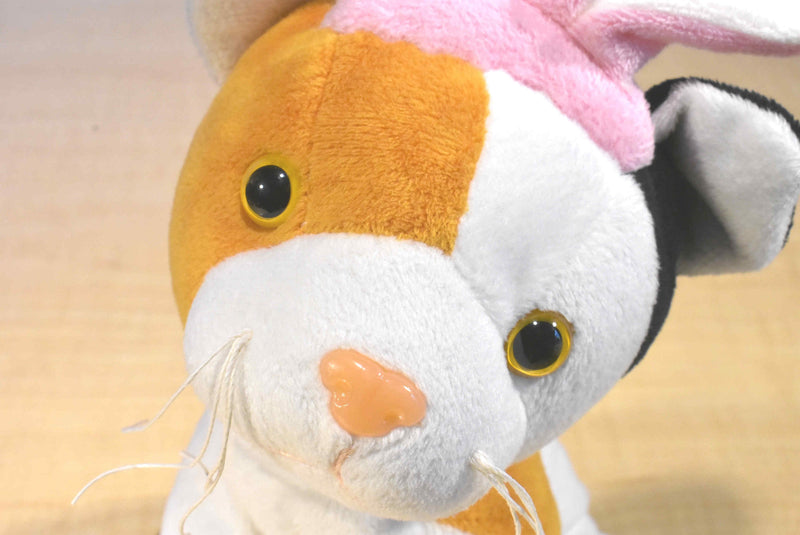 Animal Adventure Calico Cat Pink Bunny Ears 2015 Plush