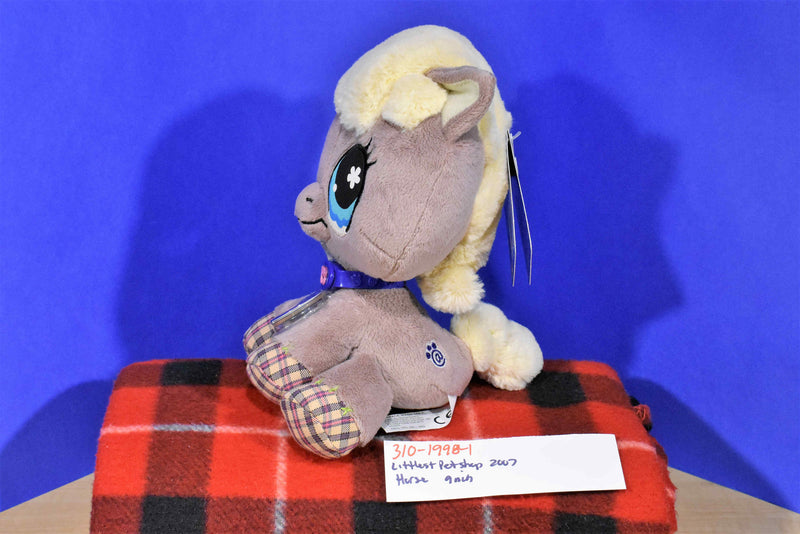 Hasbro Littlest Pet Shop Brown Horse 2007 Plush (Sealed Code)