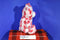 Animal Adventure Pink and Red Heart Teddy Bear 2019 Beanbag Plush