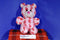 Animal Adventure Pink and Red Heart Teddy Bear 2019 Beanbag Plush