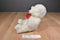 Russ Bianca White Bear Red Bow I Love You Plush