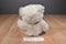 Russ Bianca White Bear Red Bow I Love You Plush