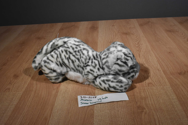 Aurora Snow Leopard Beanbag Plush