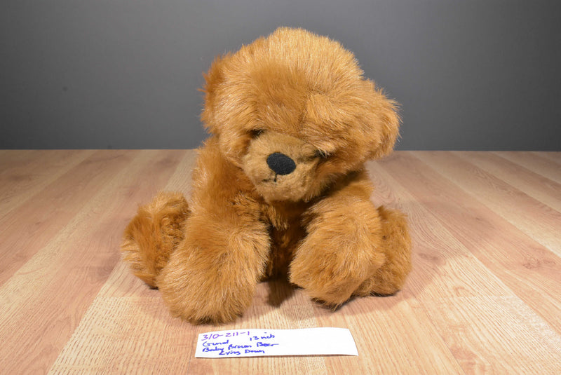 Gund Floppy Brown Bear 1982 Beanbag Plush