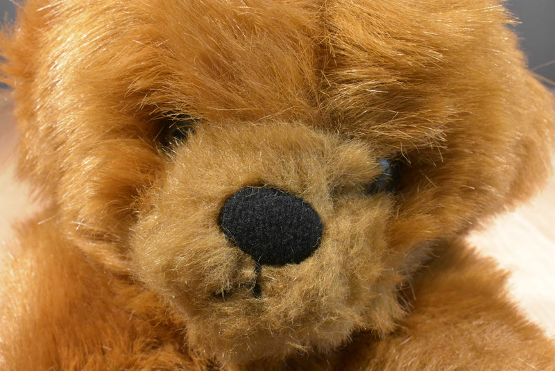 Gund Floppy Brown Bear 1982 Beanbag Plush