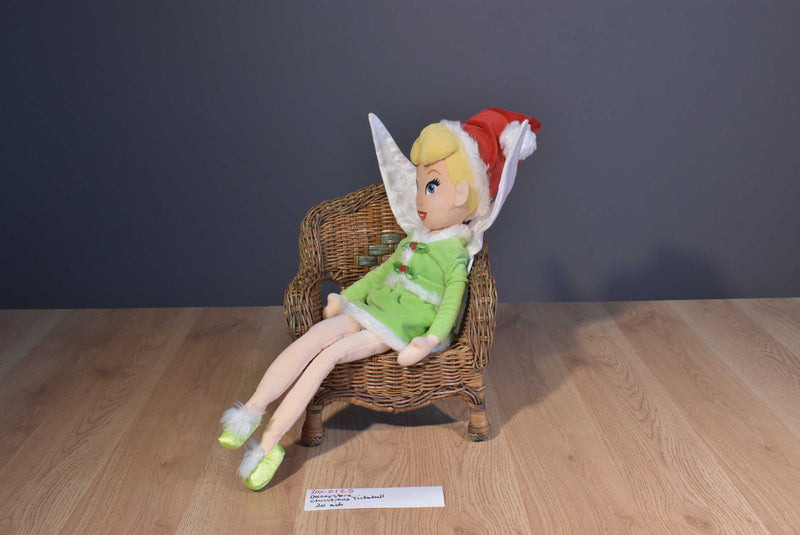 Disney Store Christmas Peter Pan Tinkerbell Plush
