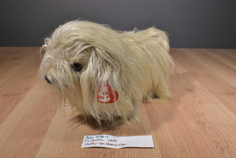 Ty Classic Duster the Brown Shaggy Dog 1999 Beanbag Plush