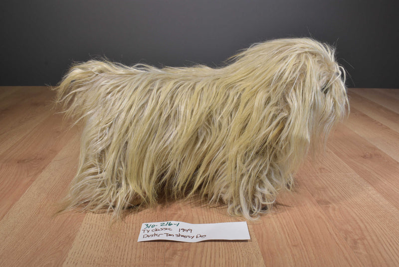 Ty Classic Duster the Brown Shaggy Dog 1999 Beanbag Plush