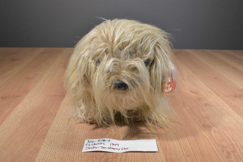 Ty Classic Duster the Brown Shaggy Dog 1999 Beanbag Plush