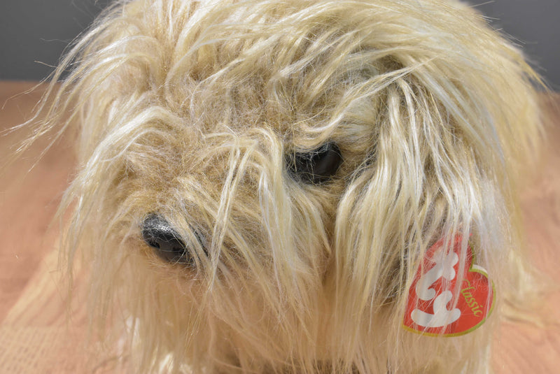 Ty Classic Duster the Brown Shaggy Dog 1999 Beanbag Plush