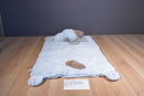 Bearington Baby Blue and Brown Puppy Security Blanket