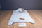 Bearington Baby Blue and Brown Puppy Security Blanket