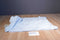 Bearington Baby Blue and Brown Puppy Security Blanket