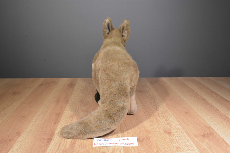 Discovery Channel Mamas and Babies Grey Kangaroo and Joey 2000 Plush