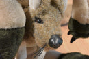 Discovery Channel Mamas and Babies Grey Kangaroo and Joey 2000 Plush