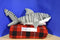 Wild Republic Grey and Black Tiger Shark 2017 Beanbag Plush