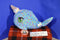 Peek-A-Boo Toys Blue Narwhal Plush With Ice Cream Cone Tusk and Sprinkles