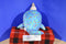 Peek-A-Boo Toys Blue Narwhal Plush With Ice Cream Cone Tusk and Sprinkles