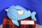 Peek-A-Boo Toys Blue Narwhal Plush With Ice Cream Cone Tusk and Sprinkles