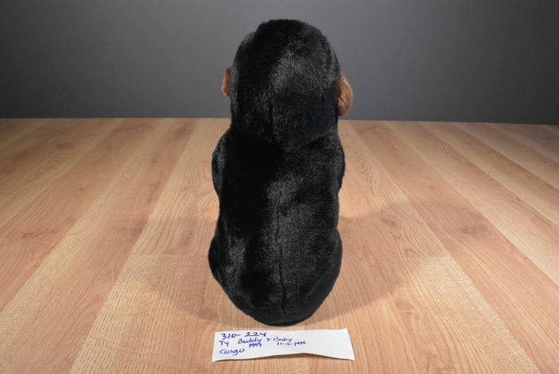 Ty Beanie Buddy 1999 and Baby 1996 Congo Gorilla Beanbag Plushes