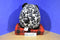 Fab NY Black and White Leopard Print Plush Piggy Bank