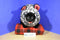 Fab NY Black and White Leopard Print Plush Piggy Bank