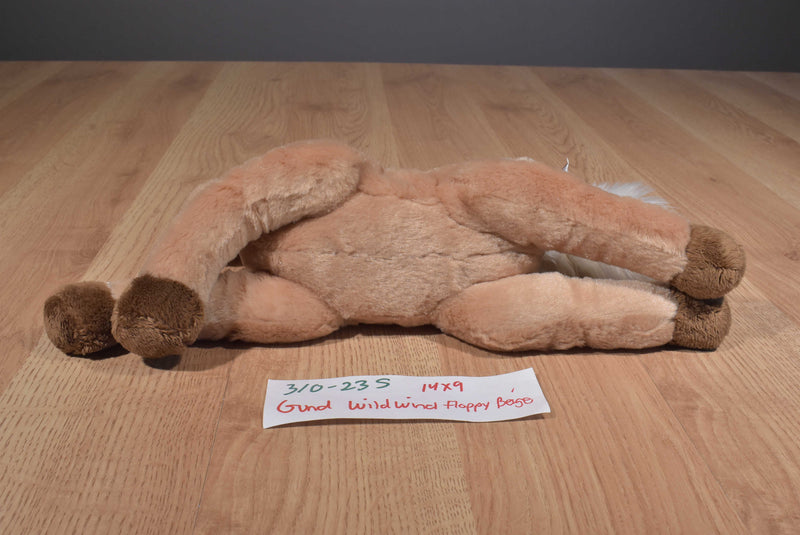 Gund Wildwind Floppy Beige Horse Beanbag Plush