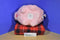 Fab NY Pink Pig Plush Piggy Bank