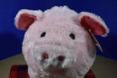 Fab NY Pink Pig Plush Piggy Bank