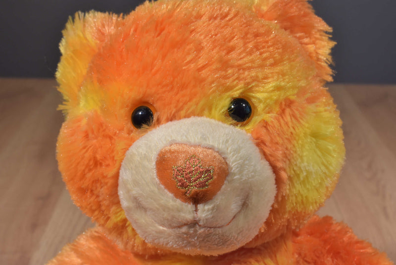 Orange Raptor Build Bear Build-A-Bear Autumn Orange Teddy Bear Maple Leaf 2007 Plush – Hurricane ...
